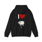 FELPA I LOVE PECORINA (NERA)