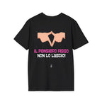 T-SHIRT IL PENSIERO FISSO NON LO LASCIO (BLACK VERSION)