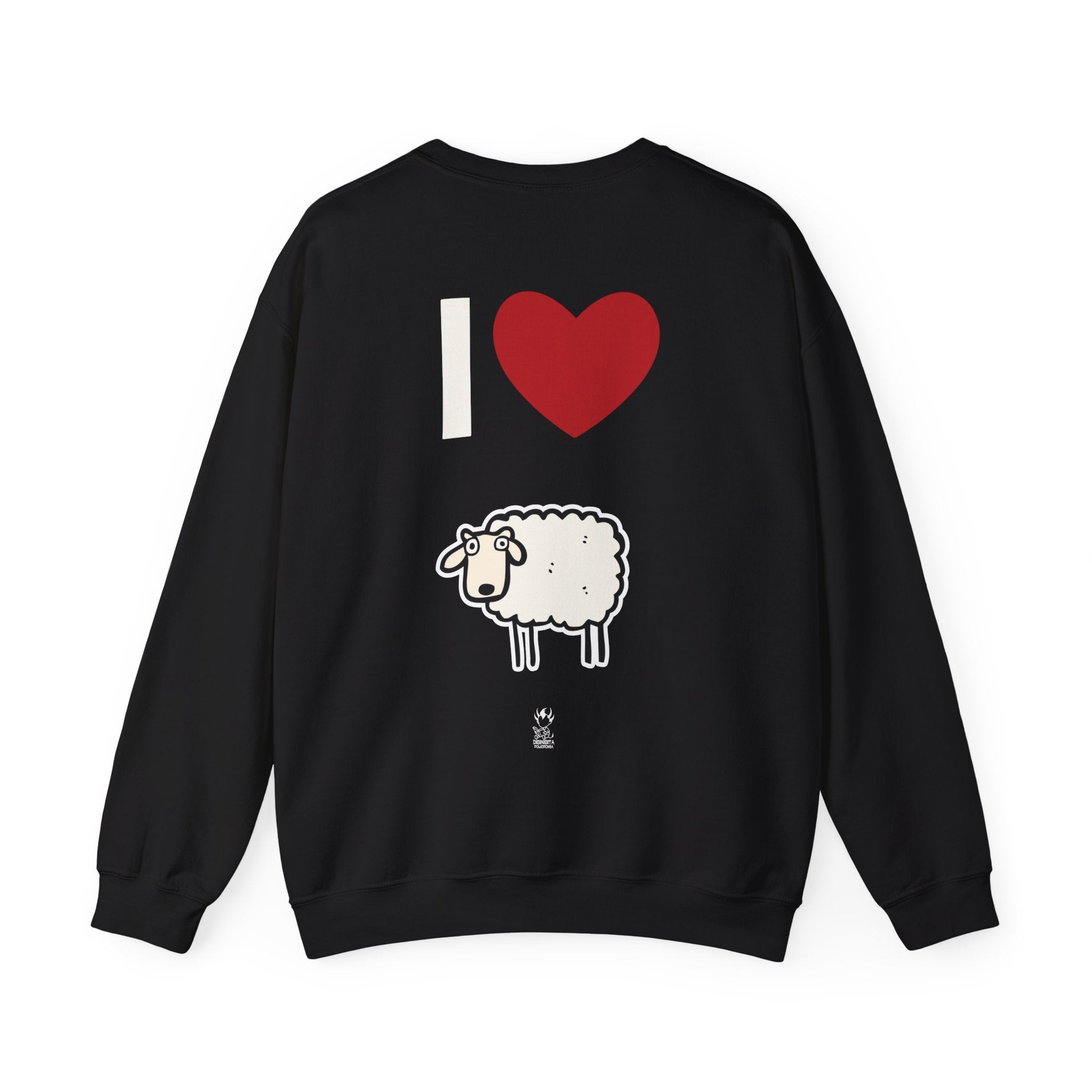 FELPA GIROCOLLO I LOVE PECORINA
