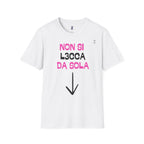 T-SHIRT NON SI L3CCA DA SOLA (STAMPA FRONTALE)