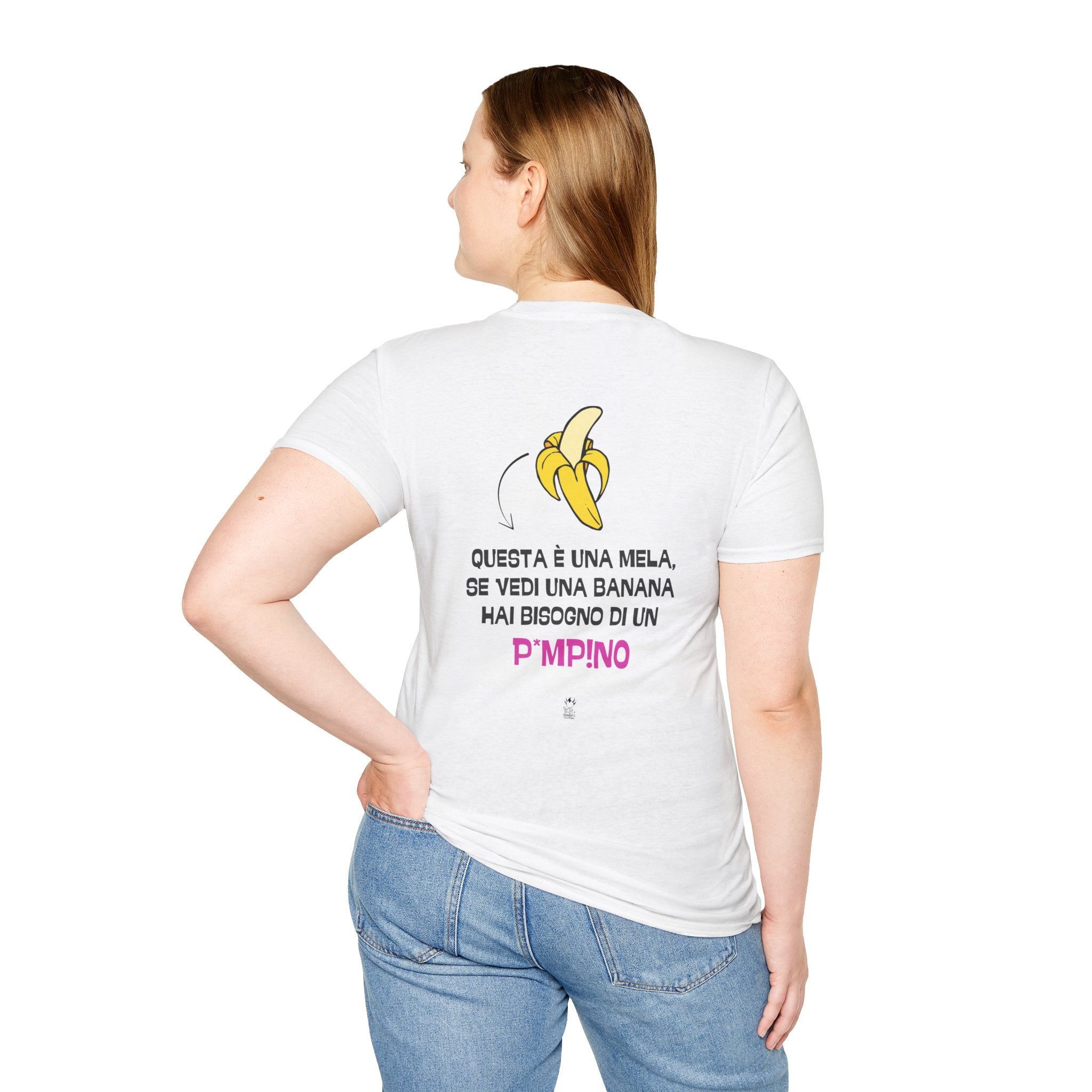 T-SHIRT MELA BANANA (BIANCA)