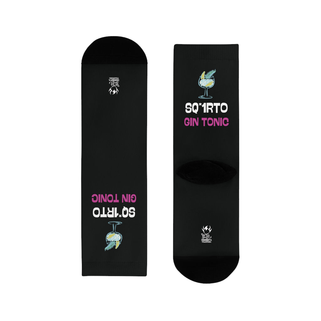 CALZINI SQ*1RT0 GIN TONIC (NERI)