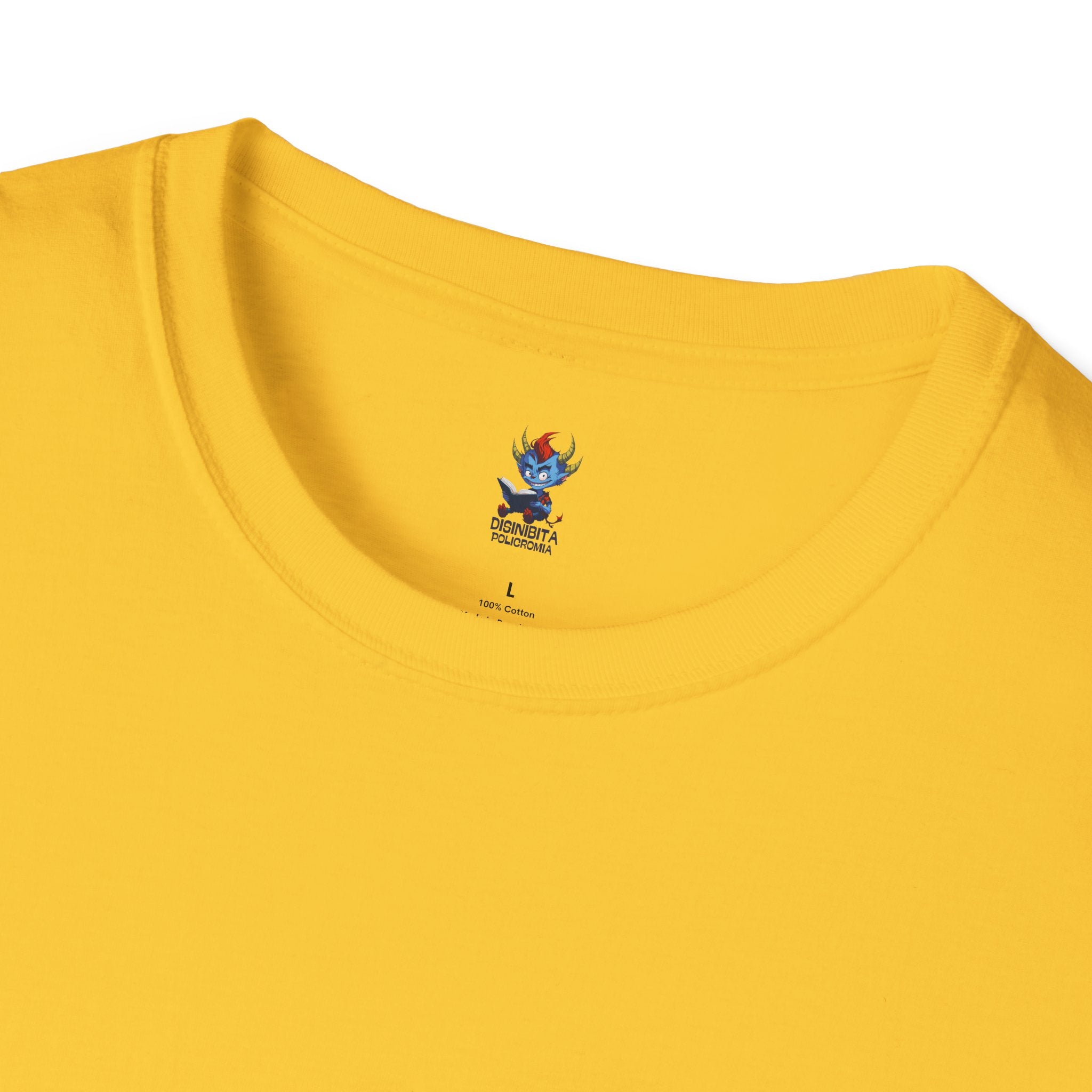 T-SHIRT CAZZONE/PANTONE GIALLA