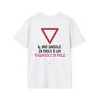 T-SHIRT IL MIO ANGOLO DI CIELO E' UN TRIANGOLO DI PELO