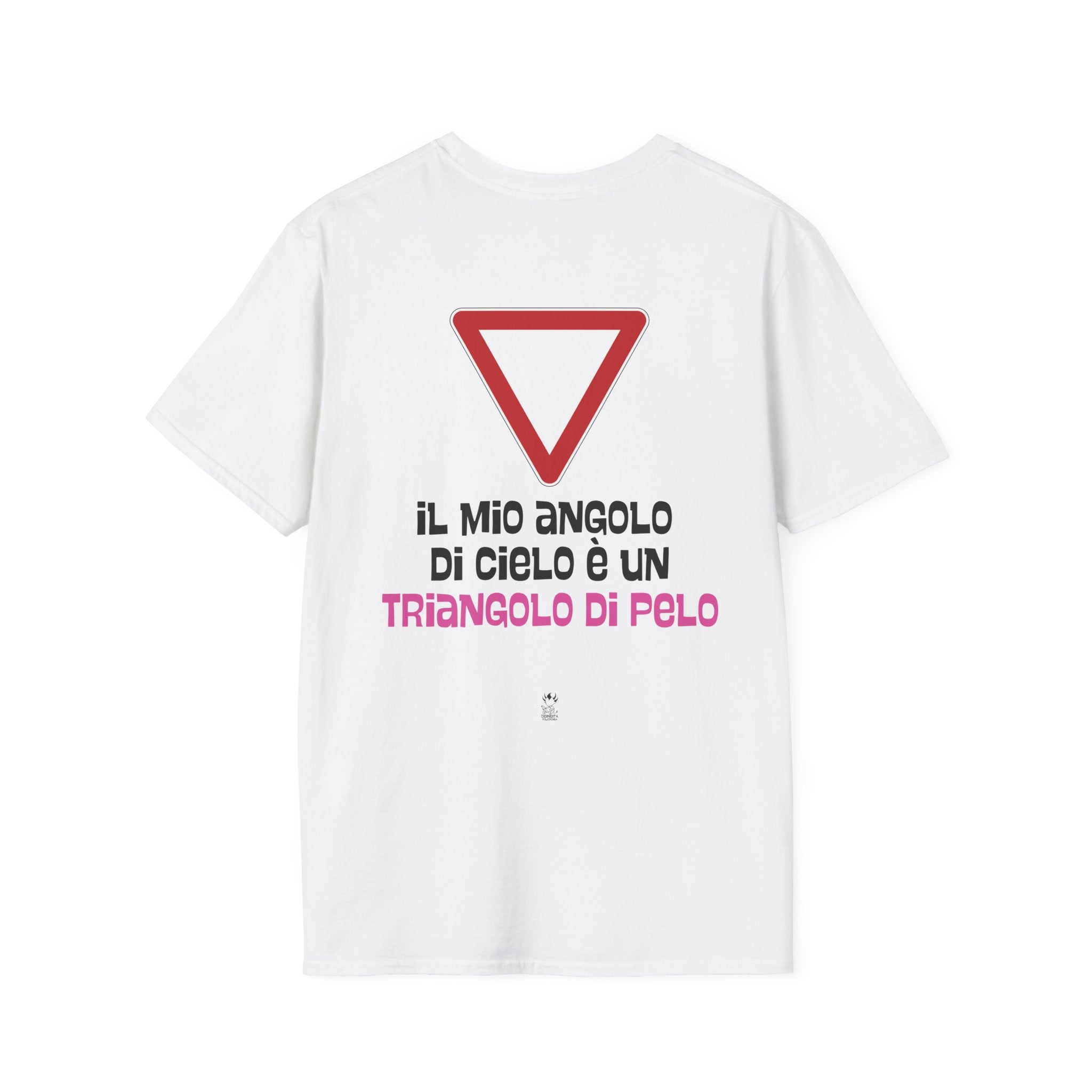 T-SHIRT IL MIO ANGOLO DI CIELO E' UN TRIANGOLO DI PELO