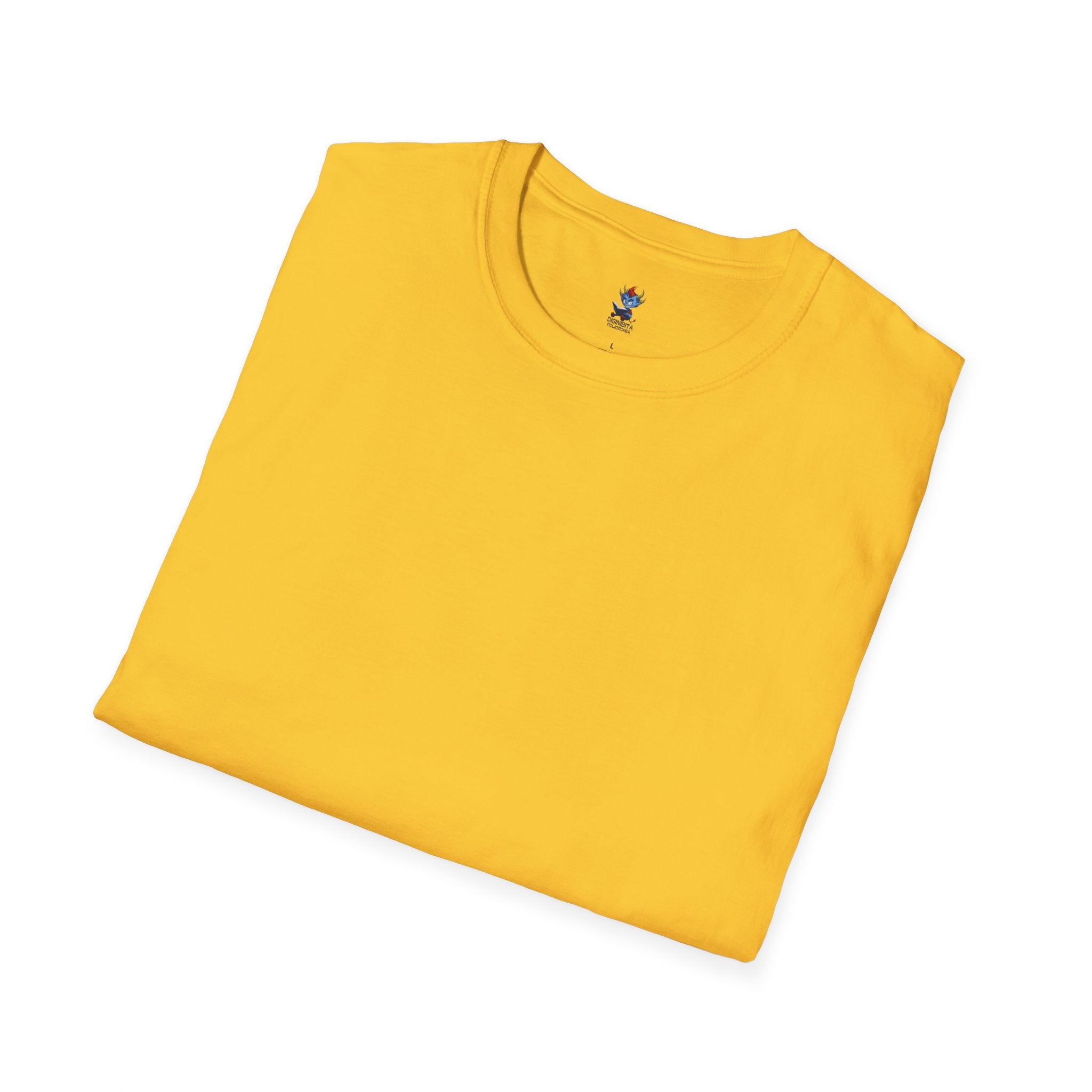 T-SHIRT CAZZONE/PANTONE GIALLA