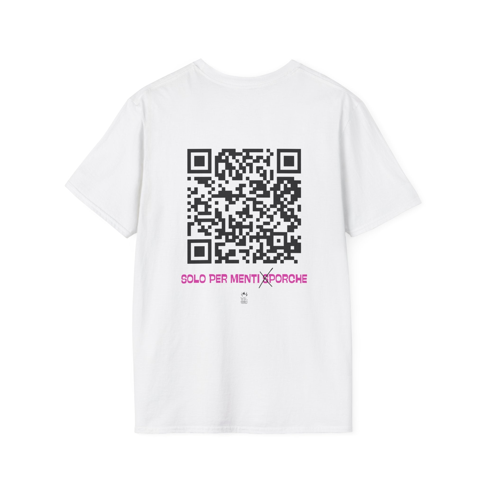T‑SeQRet – La maglietta “segreta” con QR code interattivo (DONATORE DI ORGASMI)