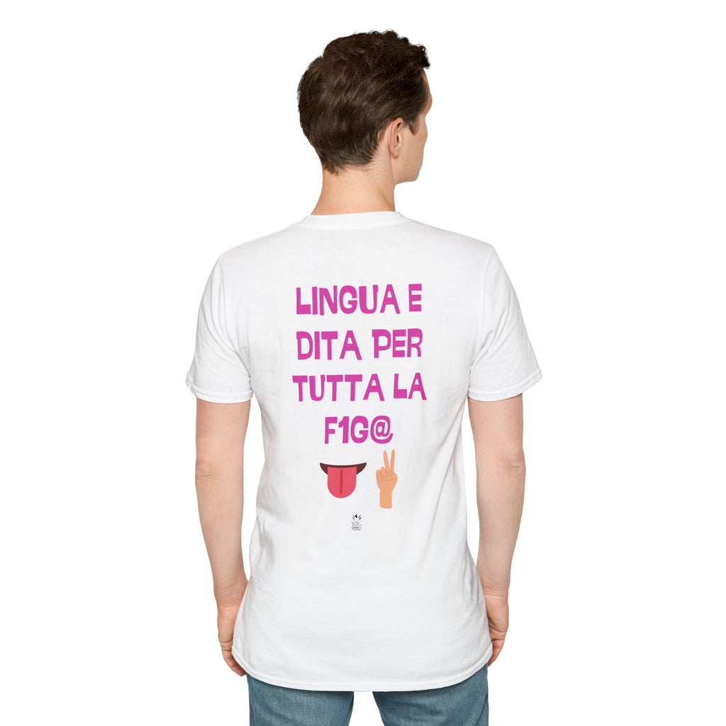 T-SHIRT LINGUA E DITA PER TUTTA LA F1G@