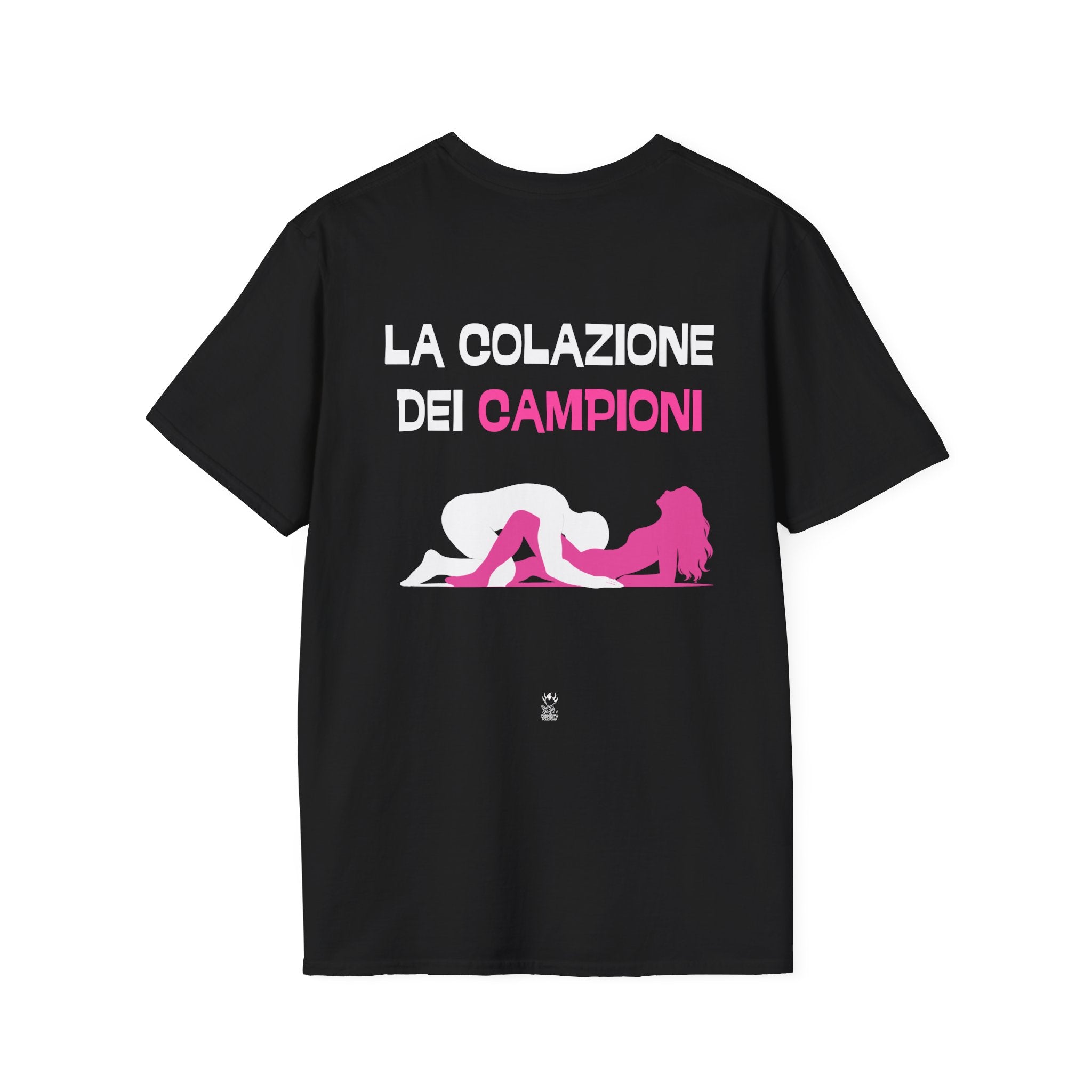 T-SHIRT LA COLAZIONE DEI CAMPIONI (BLACK VERSION)