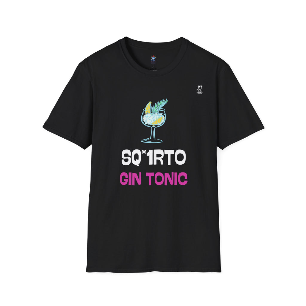 T-SHIRT SQ1RT0 GIN TONIC PERSONALIZZATA