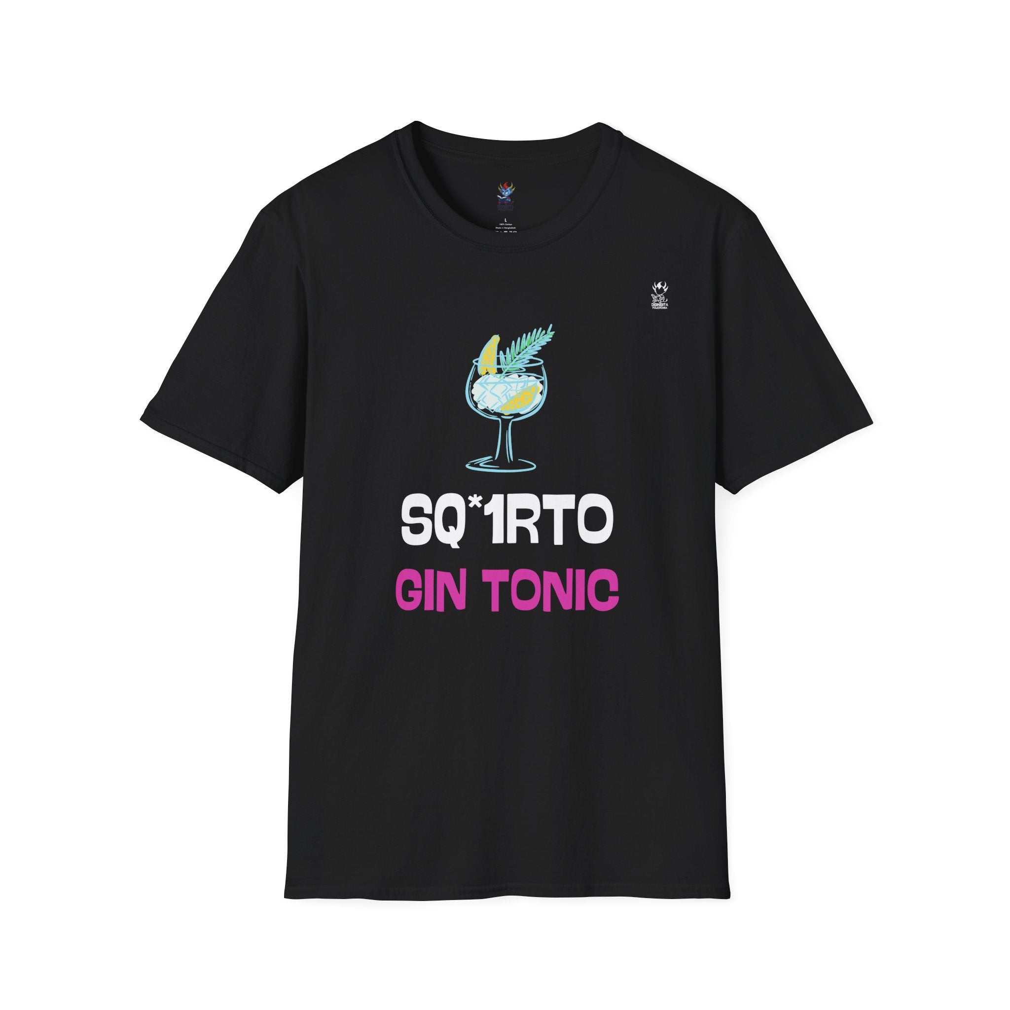 T-SHIRT SQ1RT0 GIN TONIC PERSONALIZZATA