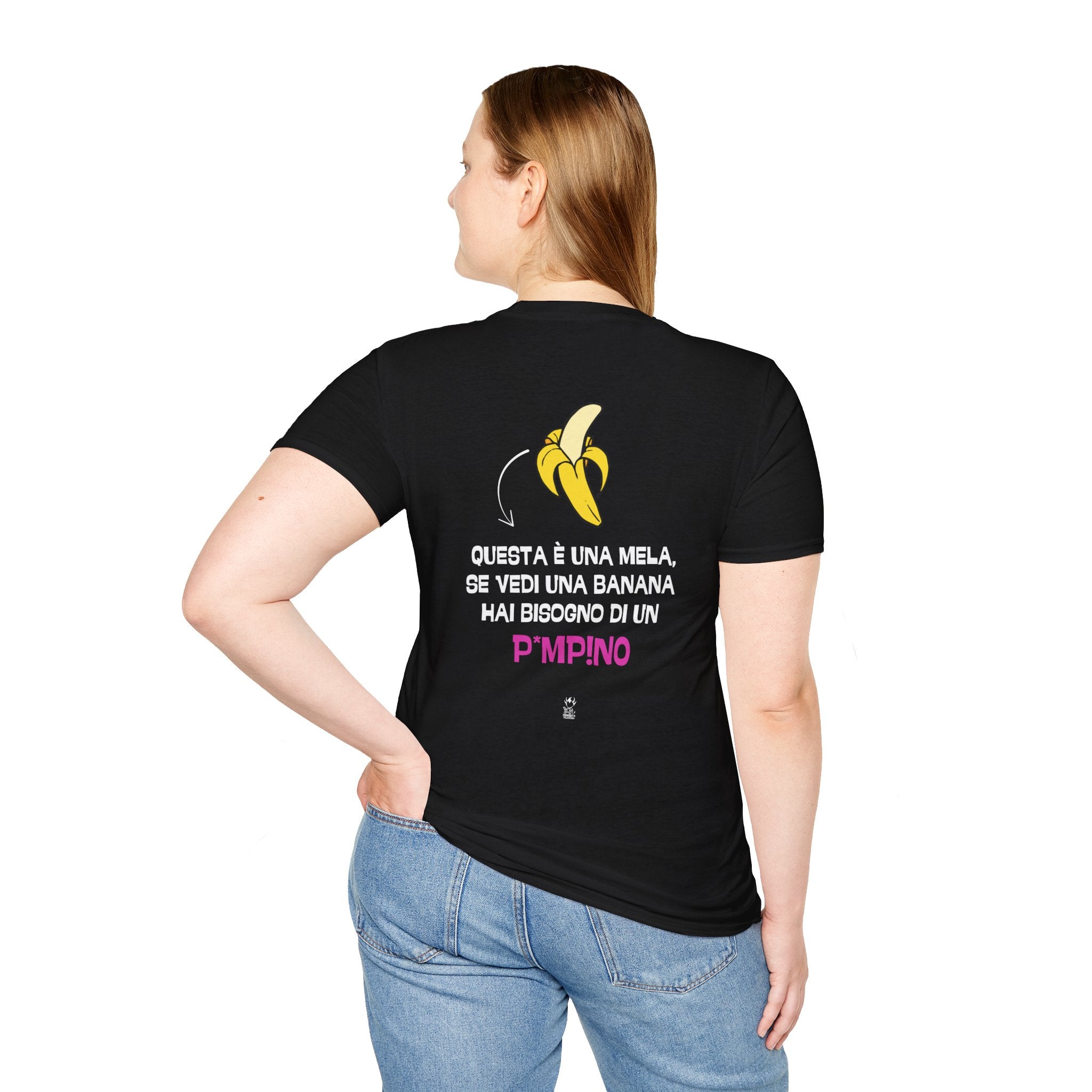 T-SHIRT MELA BANANA (NERA)