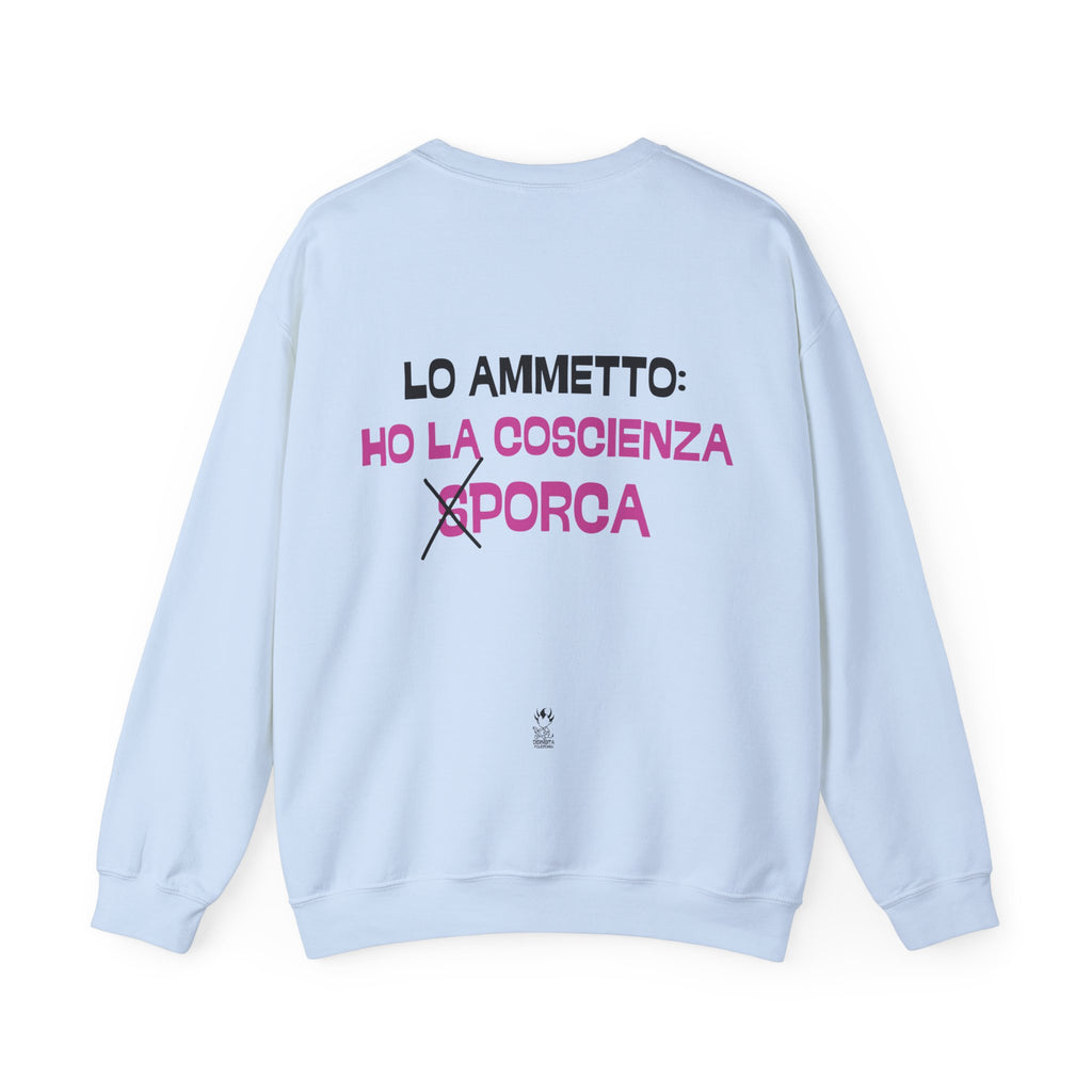 FELPA LO AMMETTO: HO LA COSCIENZA PORCA